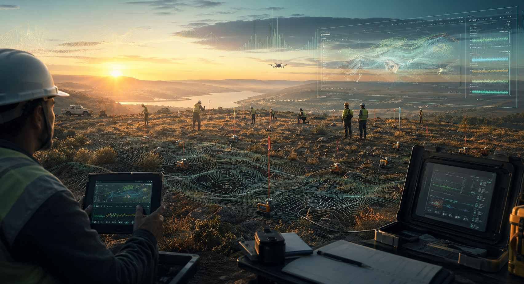 GeoIntel seismic operations concept illustration